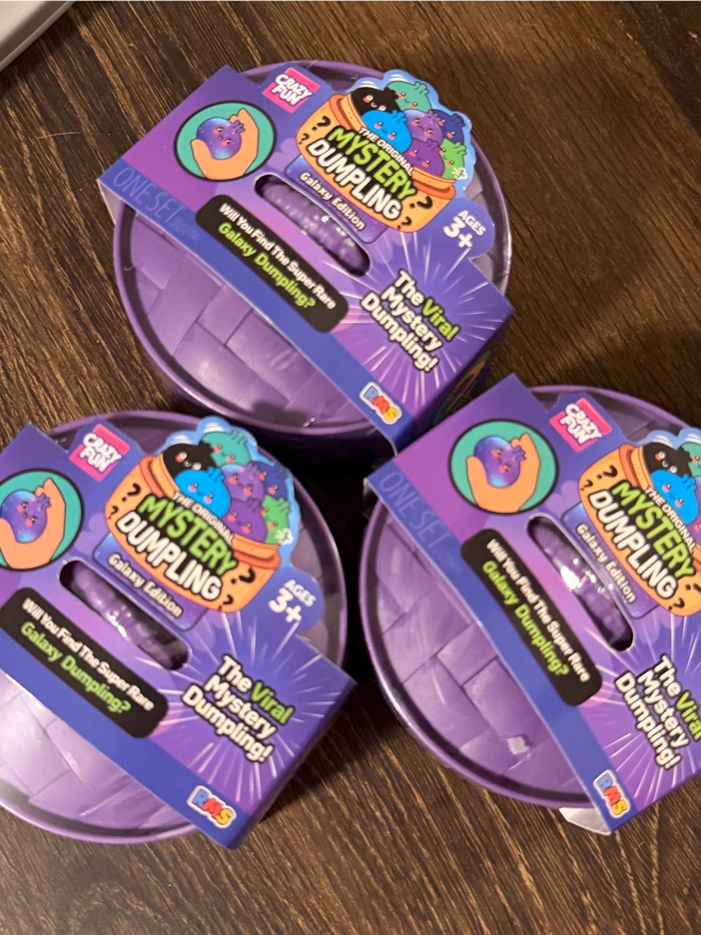 RMS Mystery Dumpling Galaxy Edition Purple Viral Squishy Toy Blind Box New